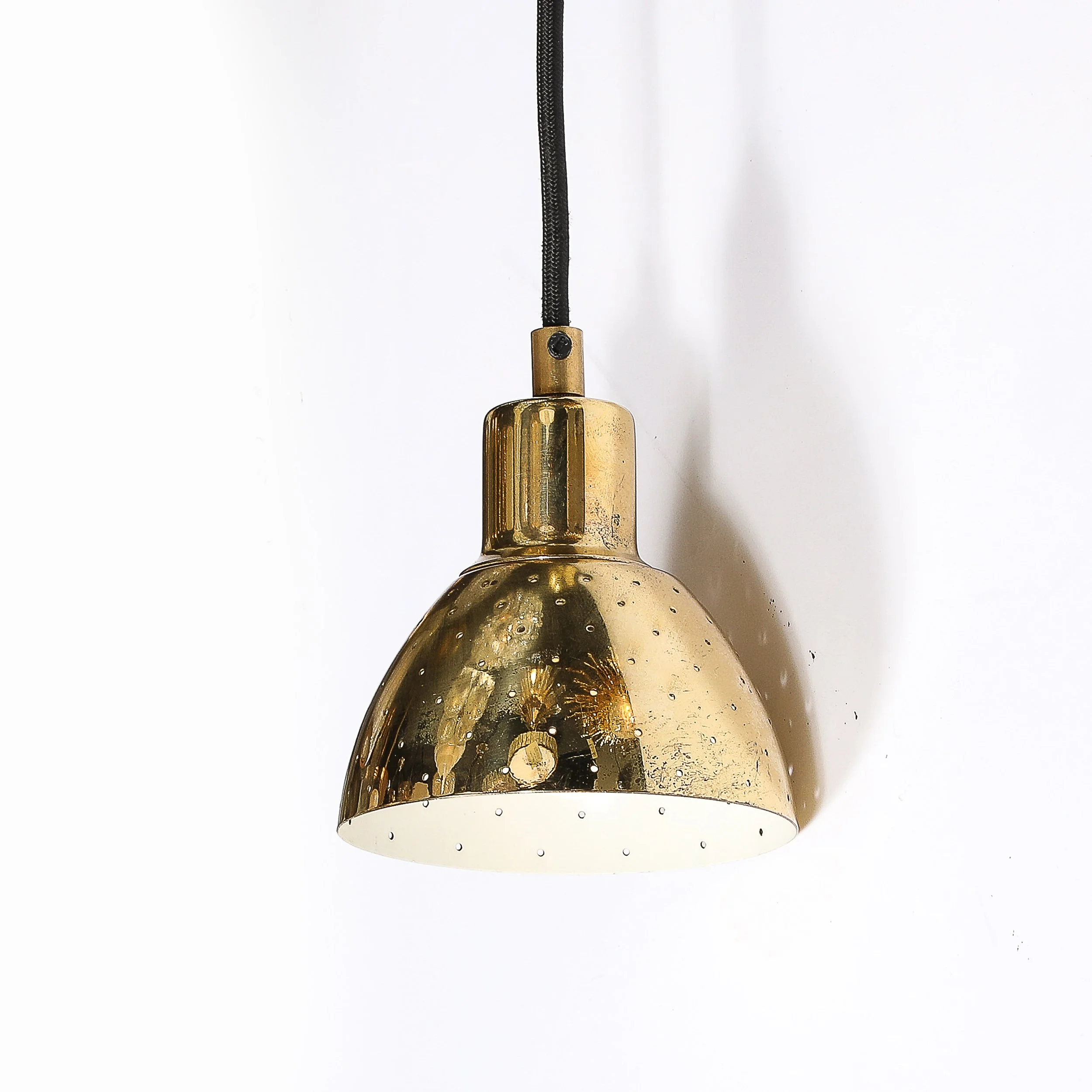 Mid-Century Brass Cone Ceiling Pendant by Hans-Agne Jakobsson